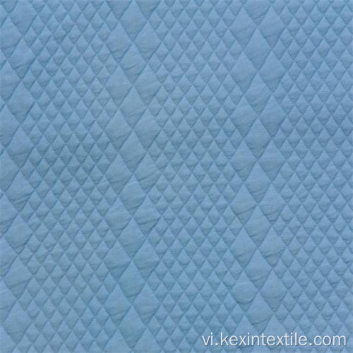 100% polyester jacquard quilted vải dệt kim